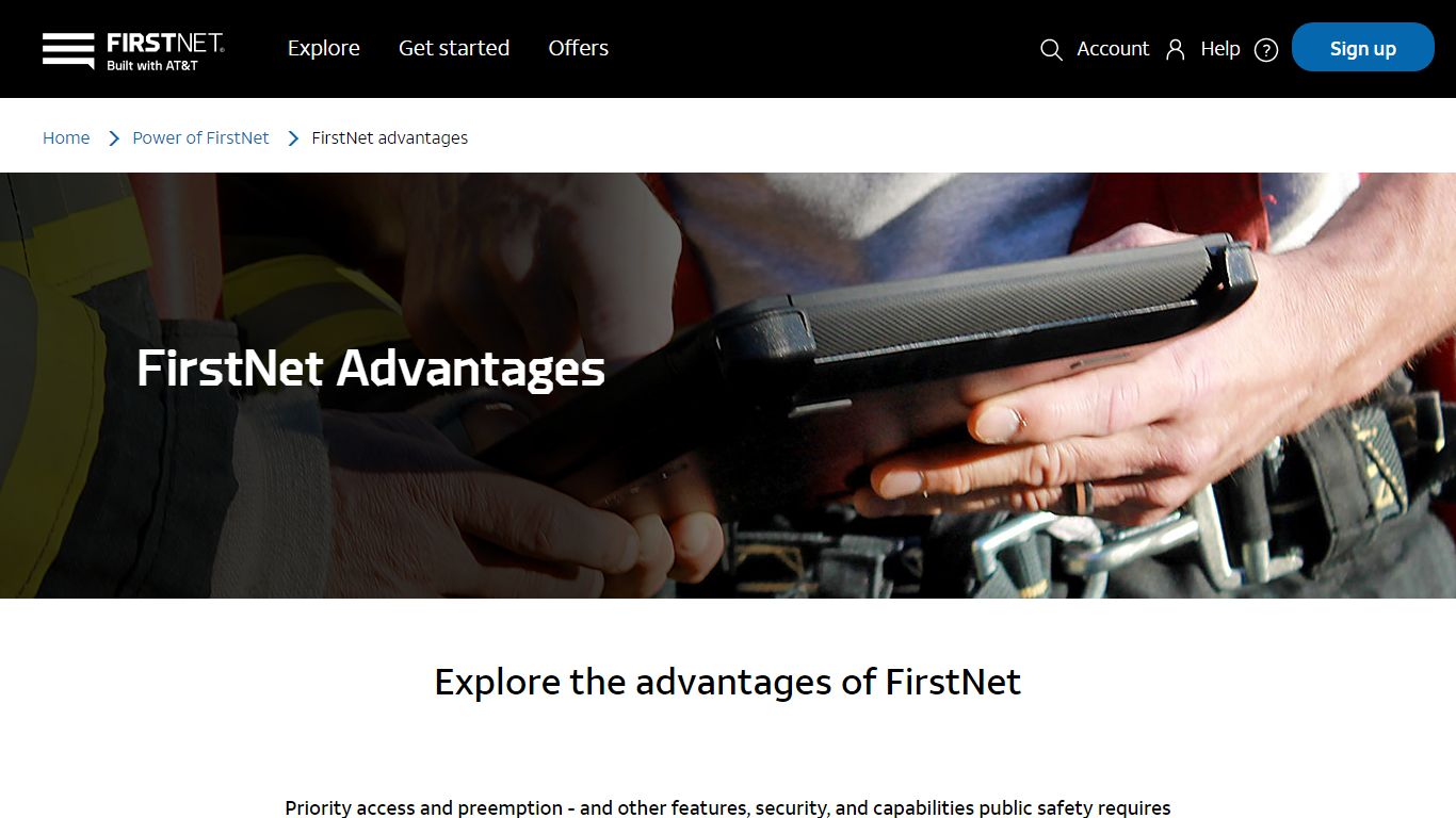 Public Safety-Focused Solutions For First Responders at FirstNet.